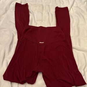 Aerie Burgundy Leggings